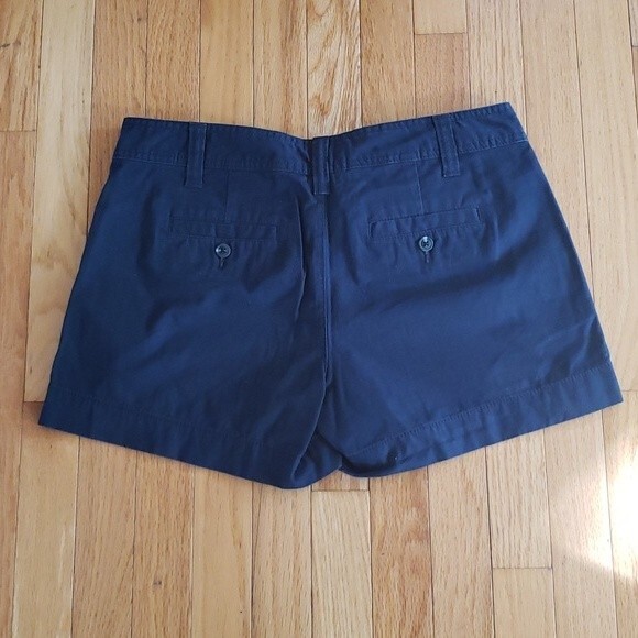 GAP Short Favorite Khaki Navy Blue Shorts Size 8 - Picture 2 of 3